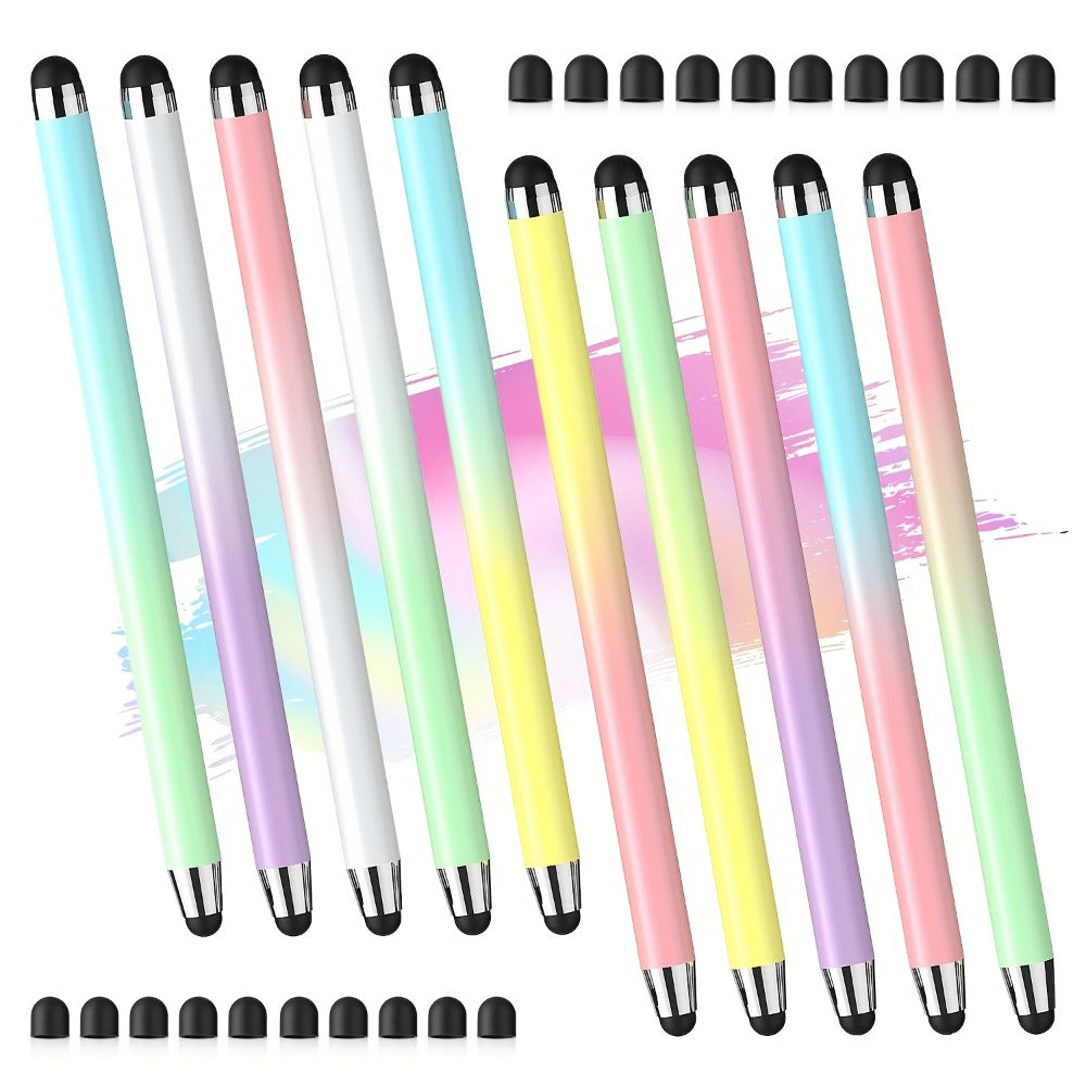 Stylus Pen for Touchscreen 10 Pack – High Precision Capacitive Stylus for Android Smartphones & Tablets, Compatible with iPad Samsung Galaxy Tab iPhone, Perfect Student & Back-to-School Gift Idea