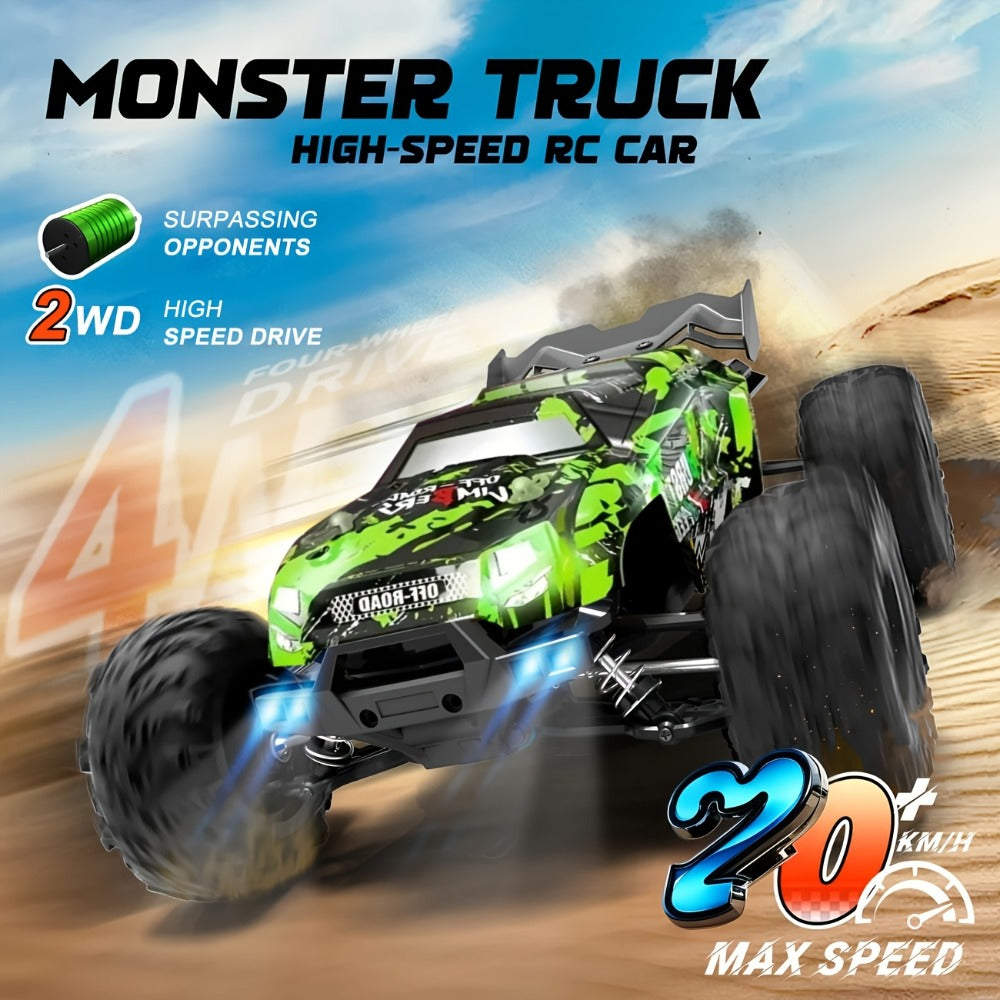 Dual-Shell RC Off-Road Truck with Full Proportional Drift Control