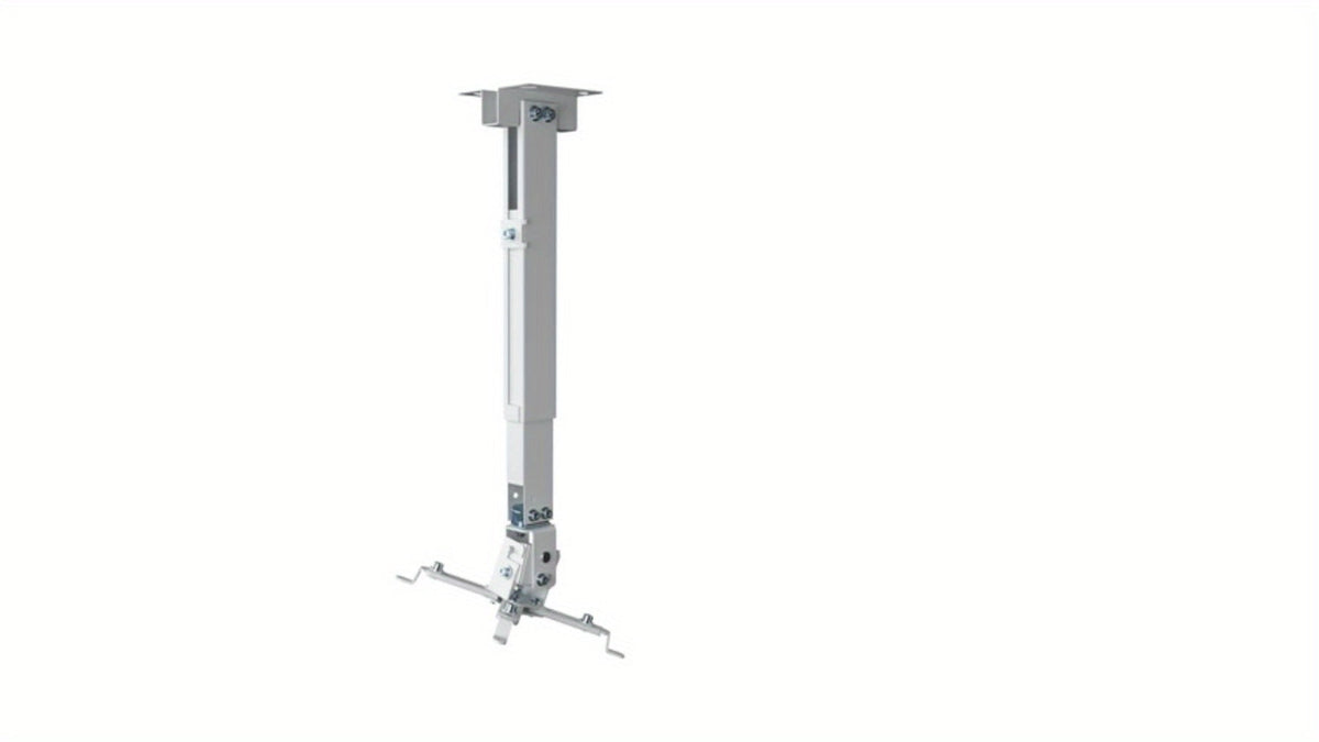 Ceiling Mounted Projector Bracket Adjustable Angle Height & Extendable Arm, 40LB Load Capacity, Universal LCD DLP Projector Mount Hanger for Home Theater Office Classroom