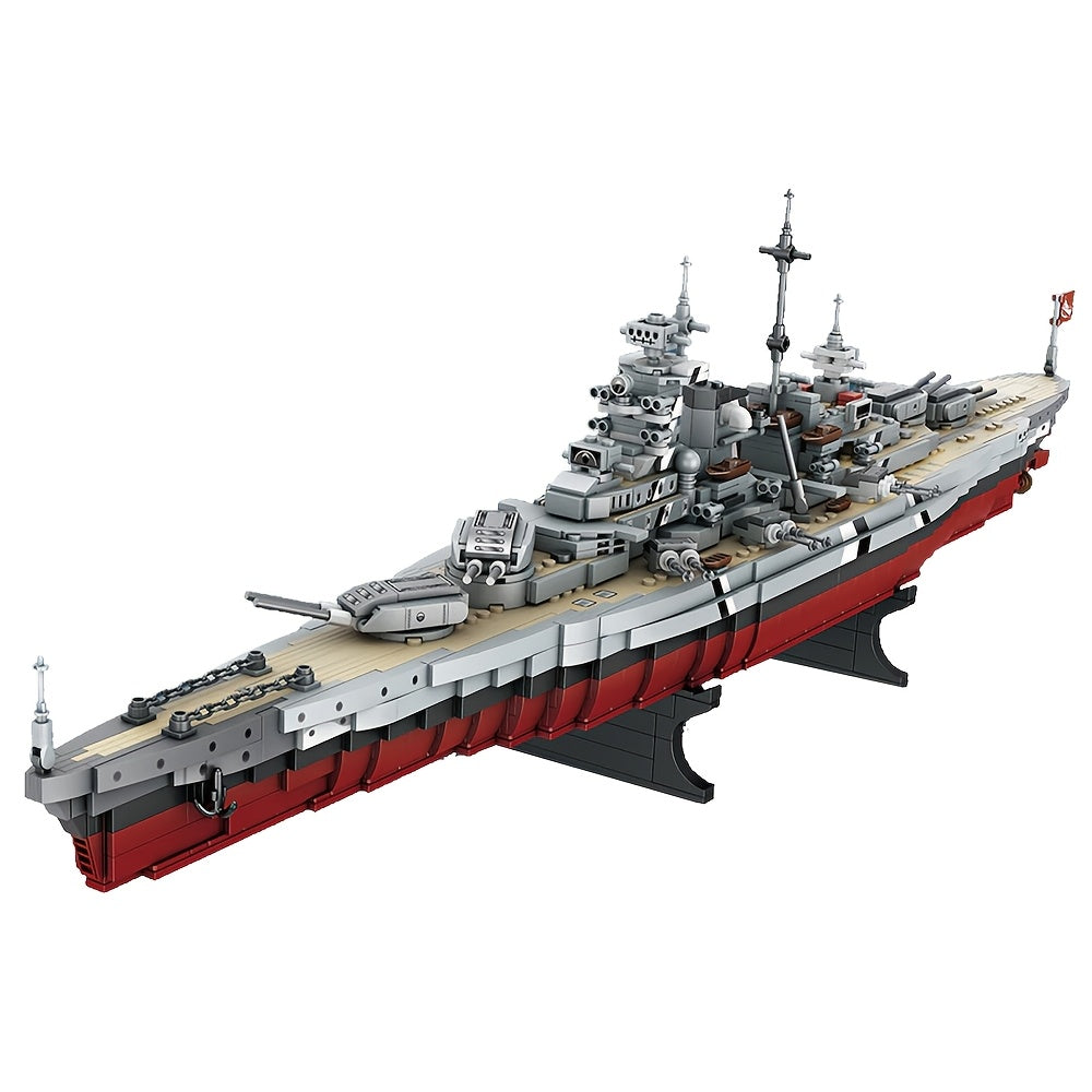 2081-Piece Battleship Building Block Model 4201 for Display