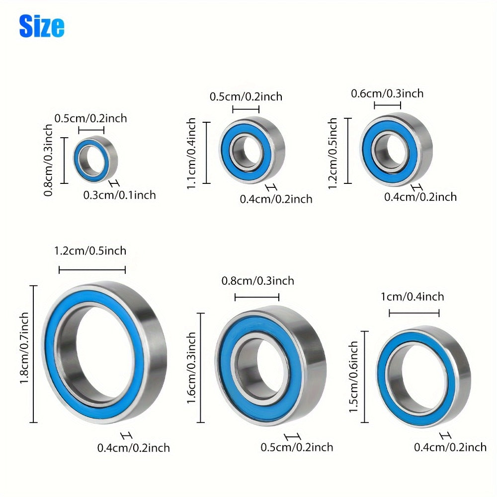 21-Piece RC Ball Bearing Set for Traxxas Slash 4x4 and Stampede 4WD VXL