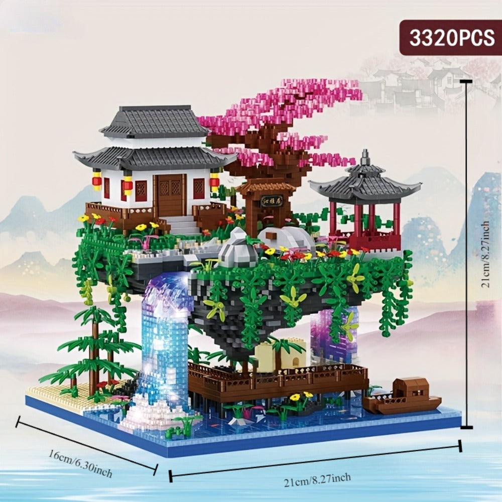 Bonsai Tree Micro Building Block Set, 3320 Pieces