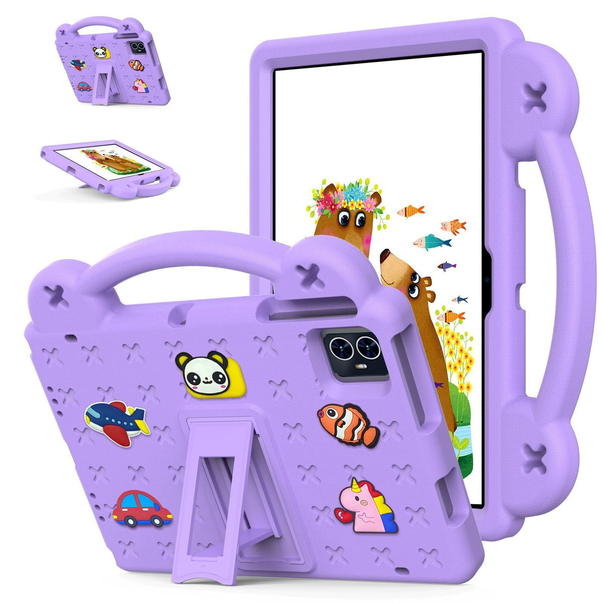 T-Mobile Revvl Tab 2 (2025) Case with Stand & Handle | Shockproof EVA PC Hybrid Shell, Heavy-Duty Protective Cover for Revvl Tab 2 Tablet, Kids-Friendly, Drop Protection for Travel Gaming School