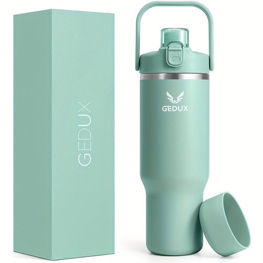 Vacuum Insulated Stainless Steel Water Bottle with Handle, 32 oz or 40 oz