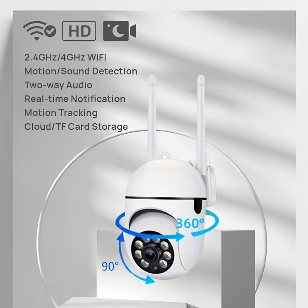 6-Pack Indoor Security Camera 1080P Full HD, 355° Pan Tilt, Night Vision, Two-Way Audio, Motion Detection, WiFi, USB Powered, App Control – Home Security System
