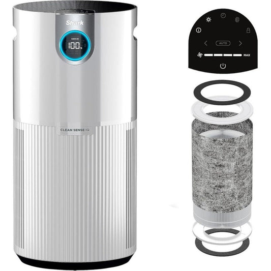 Shark R-UA205 NANOSEAL HEPA Air Purifier MAX with Clean Sense IQ, White, Refurbished