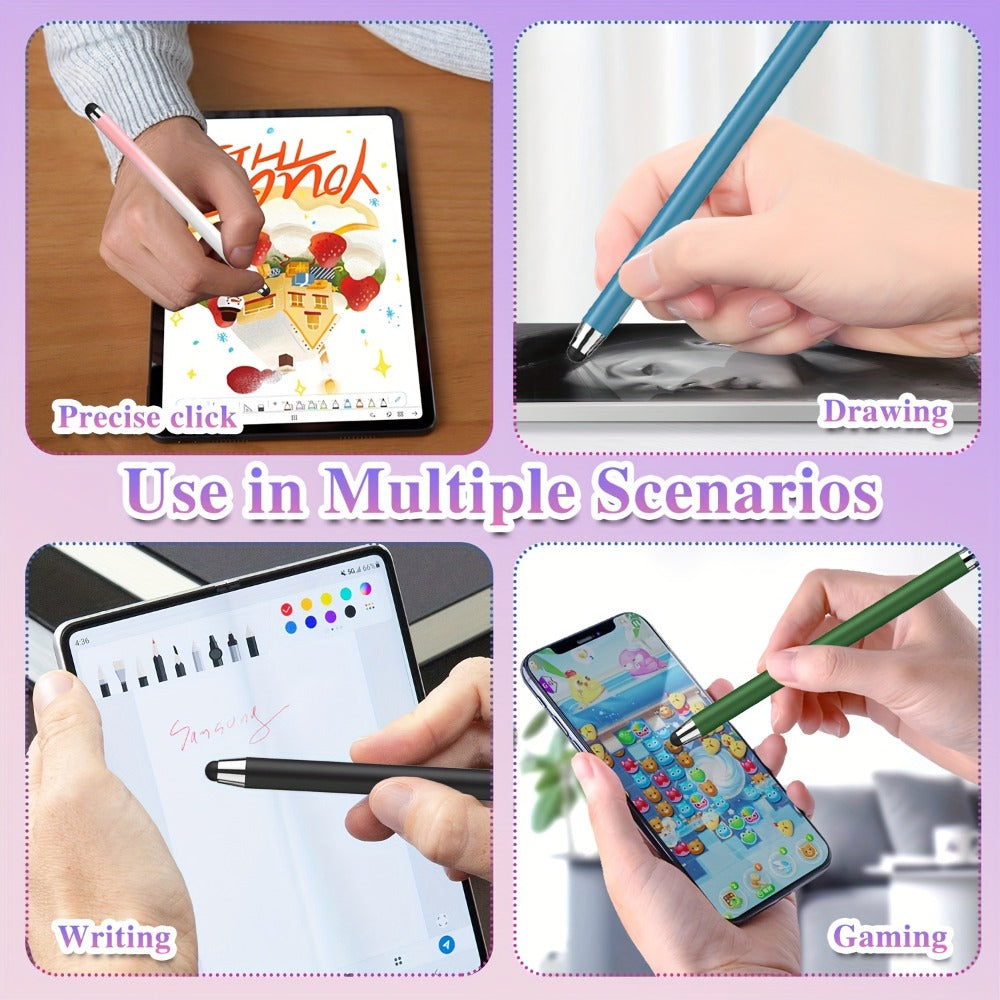 Stylus Pen for Touchscreen 10 Pack – High Precision Capacitive Stylus for Android Smartphones & Tablets, Compatible with iPad Samsung Galaxy Tab iPhone, Perfect Student & Back-to-School Gift Idea