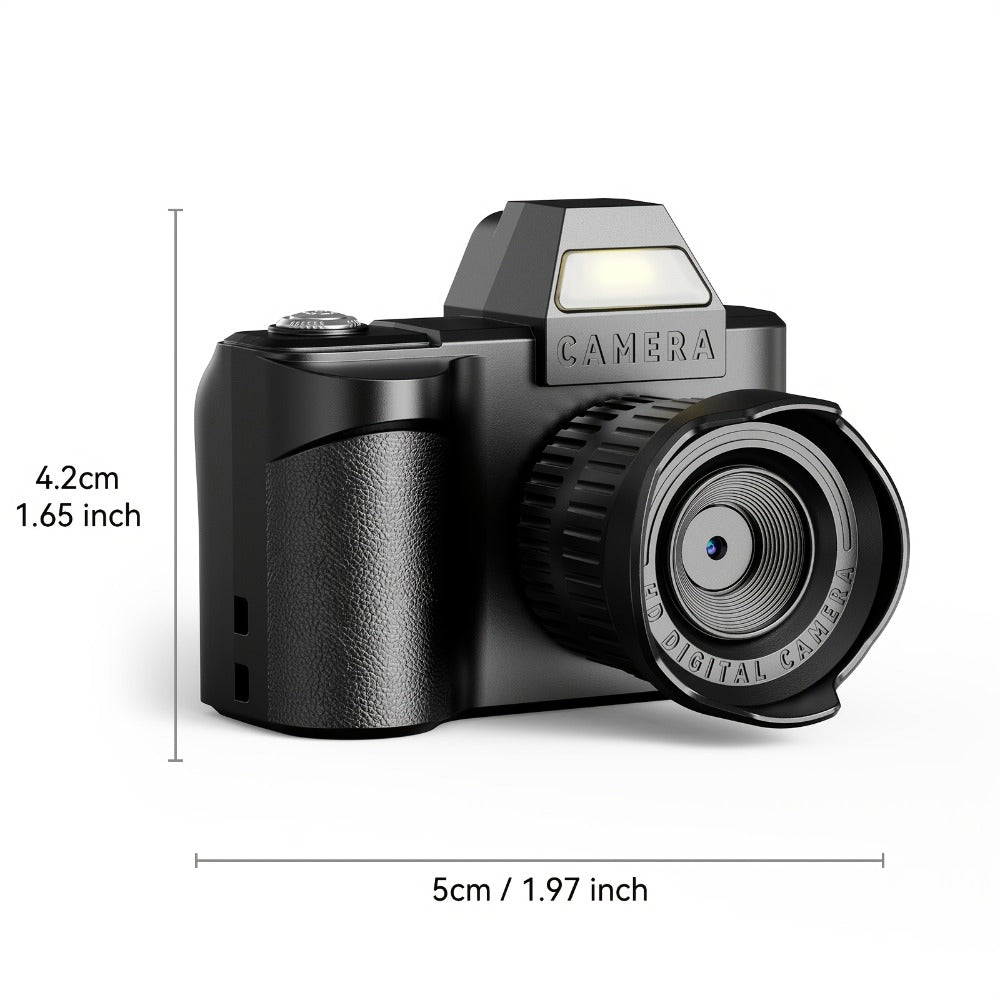 1080P Mini Keychain Camera with 64GB Memory Card – Compact Thumb-Sized Portable Camcorder, Micro Hidden Recorder, Gift for Girlfriend, Boyfriend, Travel & Everyday Carry