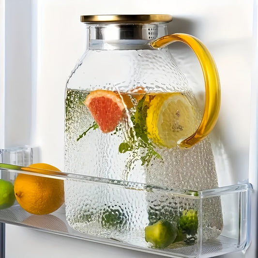 Glass Beverage Bottle Set with Cleaning Brush and Long Stirring Spoon