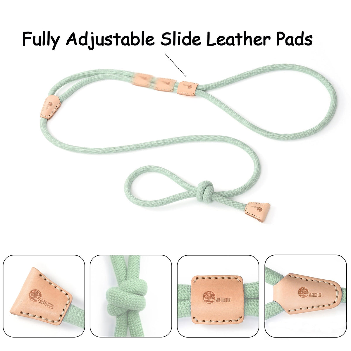 Dog Slip Leash and Harness 2-in-1 Rope Lead - No Pull All-in-One Training Leash for Puppies & Small Dogs, Adjustable Slip Lead with Soft Rope, Secure Control for Walking & Training