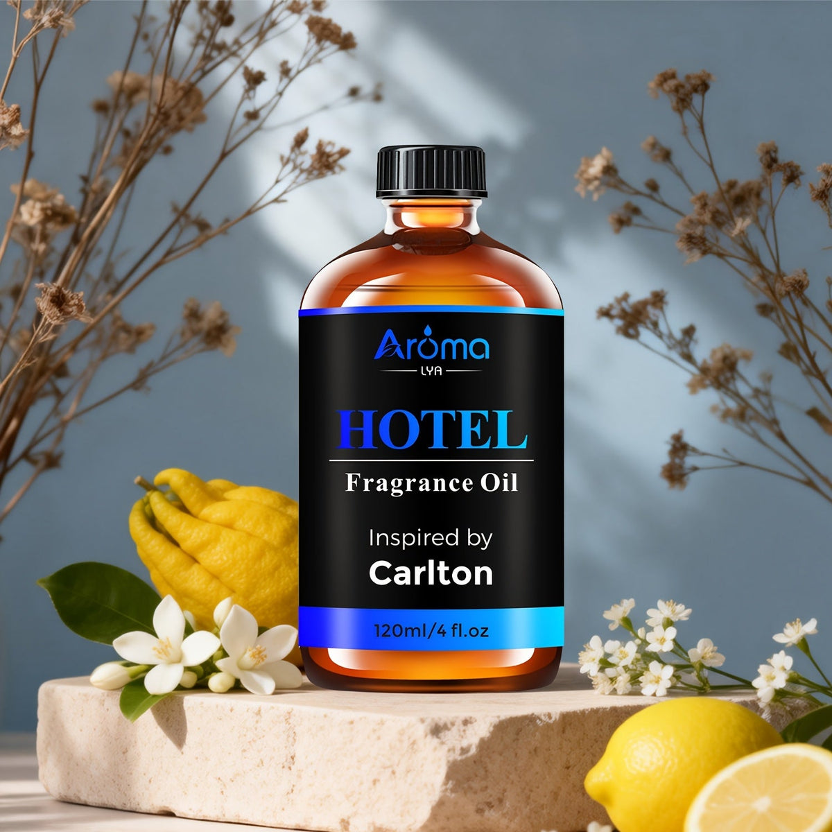 Hotel Fragrance Essential Oil 4oz/120ml – Luxury Scent for Diffuser, Humidifier, Candles & Perfume | White Tea, CapriBreeze, MINE, Beach Villas, R-C Hotel