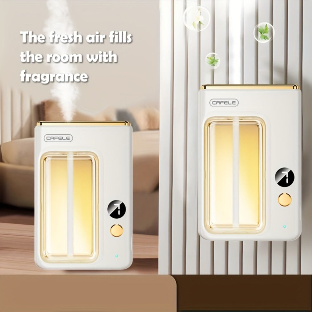 Ultrasonic Essential Oil Diffuser & Humidifier with Auto Shut-Off, Quiet Aromatherapy for Home Bedroom Office – Choose Hilton Gardenia Ocean Shangri-La Encounter Scent Bundle