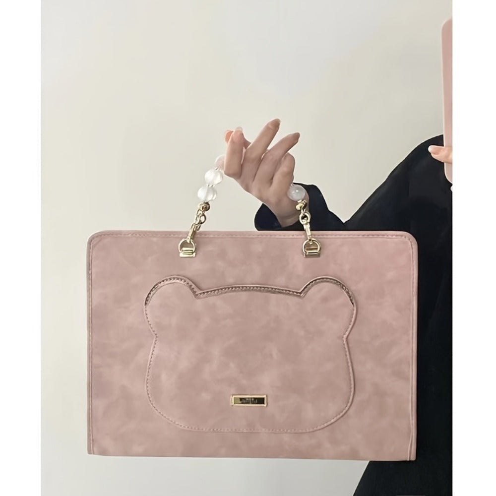 Laptop Sleeve Bag 13 14 15.6 16 Inch Protective Case with Carrying Strap Inner Liner Pouch Compatible MacBook HP Dell Lenovo Multi-Color Portable Shoulder Handbag Travel Briefcase for Women Men