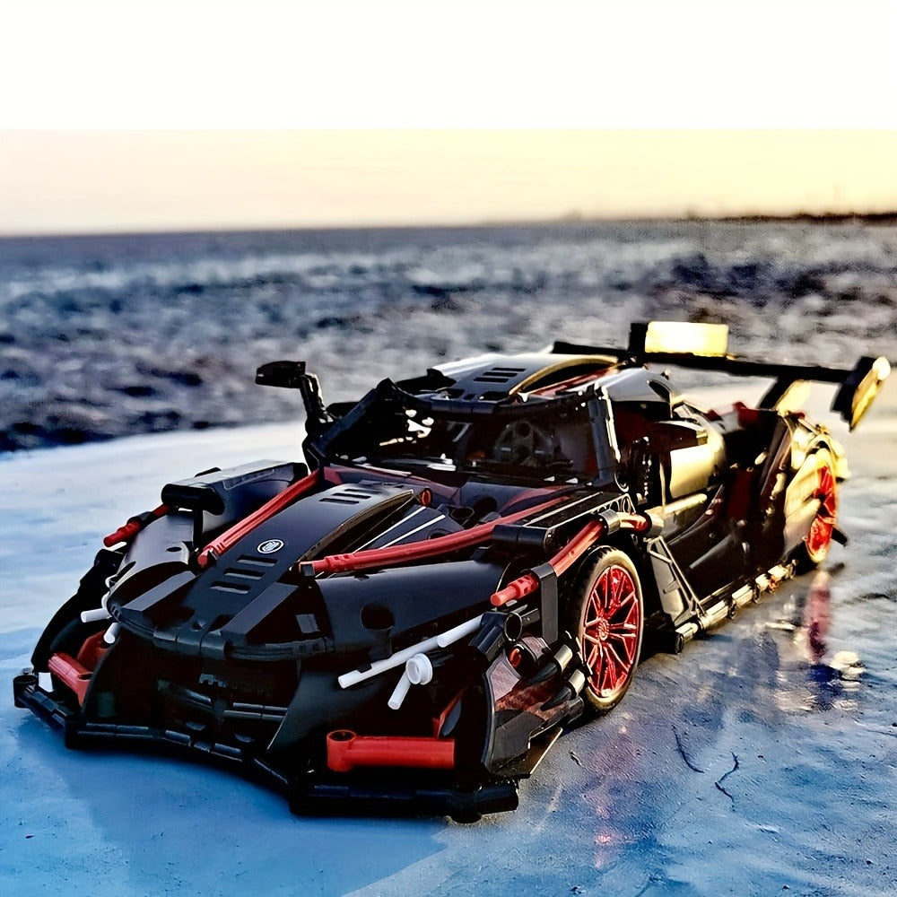 Car Building Blocks Kit 1:14 Scale MY88301, 1391 Pcs Adult Model Car for Display