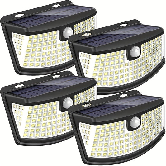 Solar Step and Wall Lights with Motion Sensor, Standard and Upgraded Pack Options