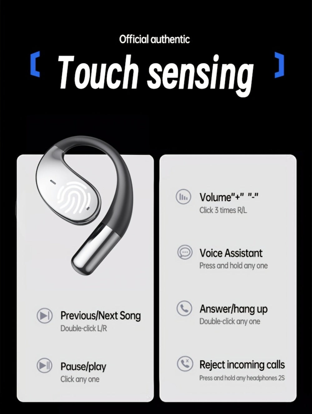 Acer TWS In-Ear Earbuds Noise Canceling Touch Control Sports Wireless Headphones Long Battery Life Lightweight for Running Workout Calls Compatible with Phone Tablet Valentine Gift