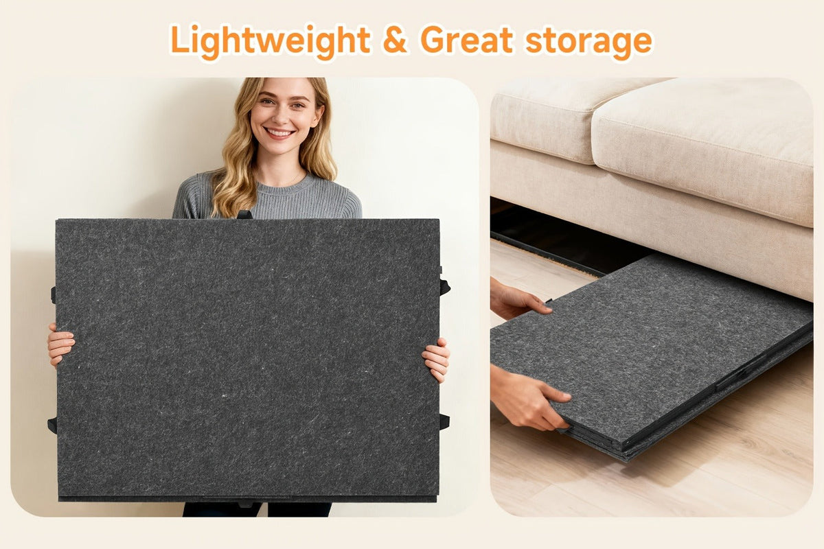 Roll-Up Puzzle Mat Board Extra Large – Foldaway Felt Mat for 1000 & 1500 Piece Jigsaw Puzzles, 6 Sorting Drawers, Portable Roll-Up Storage Solution for Puzzle Lovers Adults Seniors