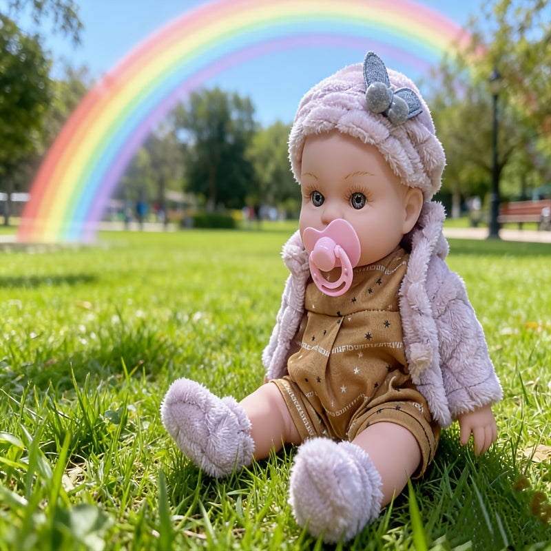 12-Inch Pink Reborn Baby Doll with Multiple Style Options