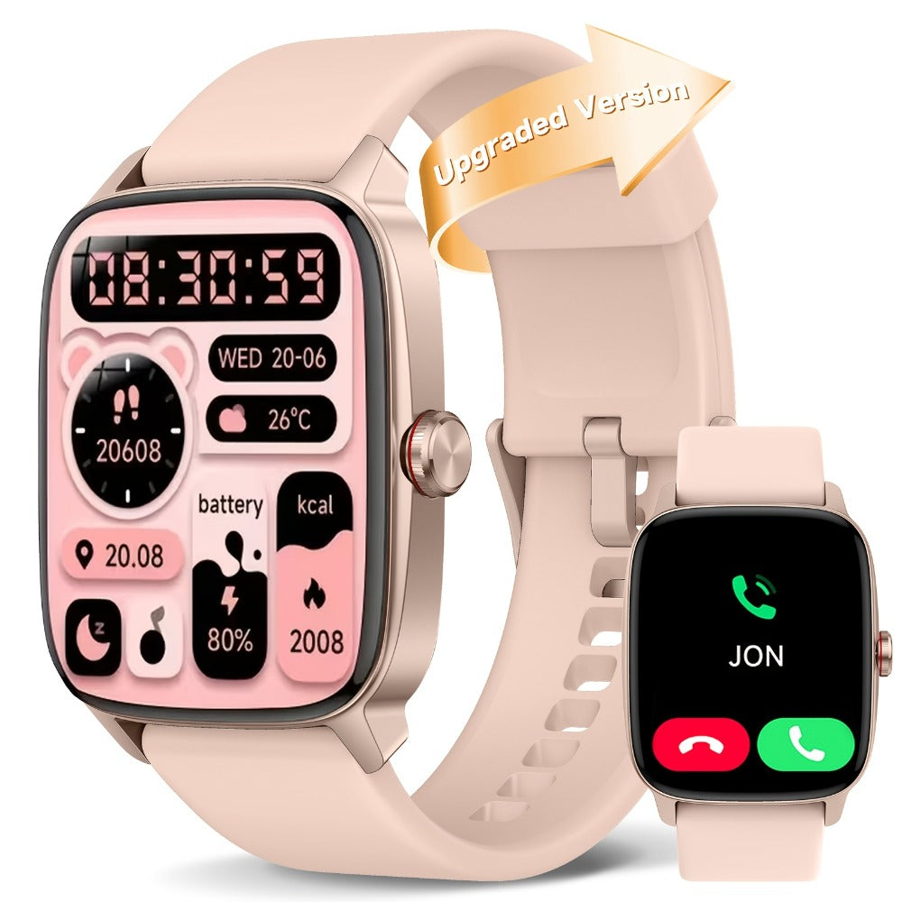 Smartwatch with Built-in Alexa FAWEIO 1.8" HD Touch Screen, Bluetooth Calling, 100+ Sport Modes, Fitness Tracker Heart Rate Sleep Monitor, Compatible with iPhone & Android – Smart Watch for Women Men 14 Colors