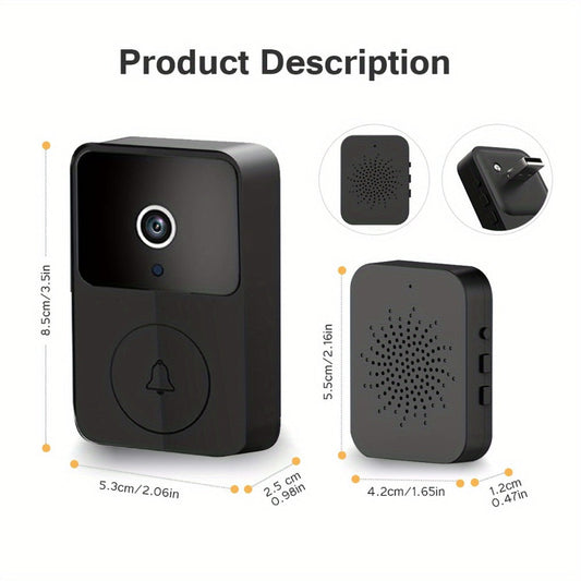 Video Doorbell Camera 960P WiFi with Voice Changer, Night Vision and Two-Way Audio