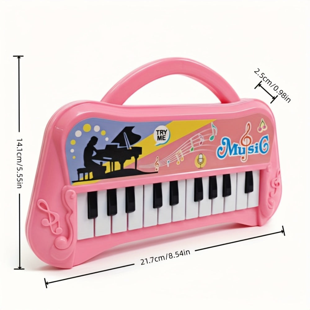 Kids Mini Piano Keyboard with 13 Keys, Electronic Music Toy in Four Colors