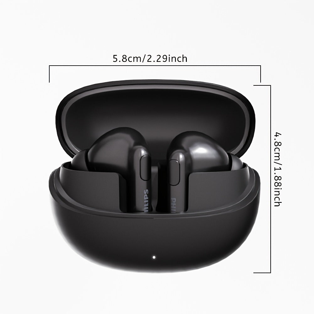 Philips 2026 Wireless Earbuds V6.0 Dual Stereo In-Ear Noise Reduction Long Standby Type-C Charging Comfortable Fit for Birthday Independence Day Holiday Gift iOS Android