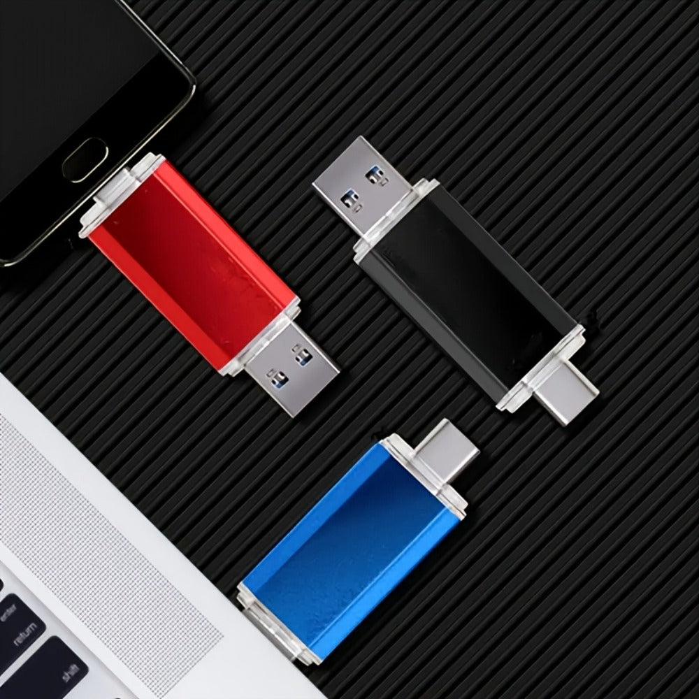 USB C Flash Drive OTG 2-in-1 Dual Interface 128GB 64GB 32GB – KOOTION Type-C USB 2.0 Metal Thumb Drive Photo Stick High Speed Memory Stick for Android Smartphone Tablet Laptop