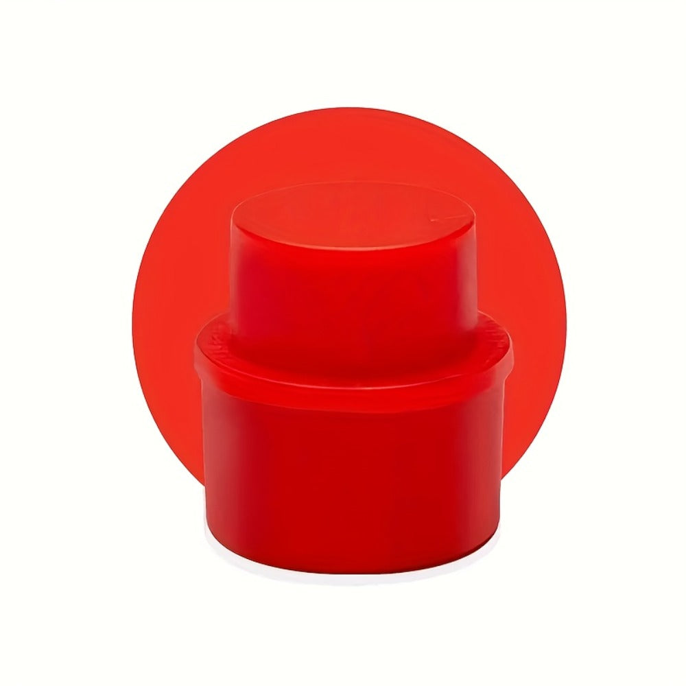 Soda Bottle Caps 3-Pack Carbonation Saver – Squeeze to Restore Bubbles & Lock in Freshness | Leak-Proof Reusable Bottle Caps in Black Red Combo | Fridge Travel Outdoor Kitchen Drink Accessories