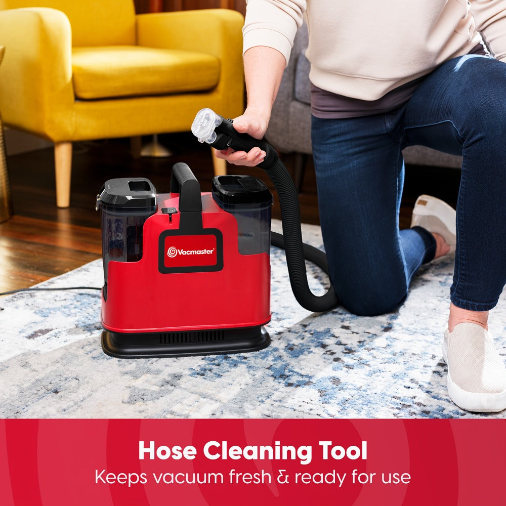 Portable Carpet Spot Cleaner Machine 17KPa Upholstery Stain Remover with Versatile Tools for Pet Stains Area Rugs Couches Car Seats Fabric