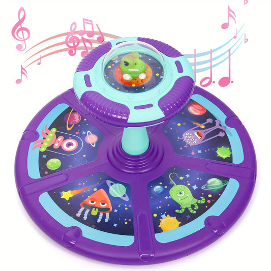 Sit-and-Spin Toy with Music and Lights, Space and Dinosaur Models