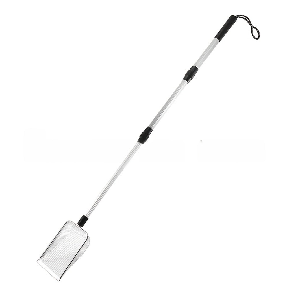 Beach Sand Sifter Scoop with Three-Section Telescopic Handle, Single or 2-Pack