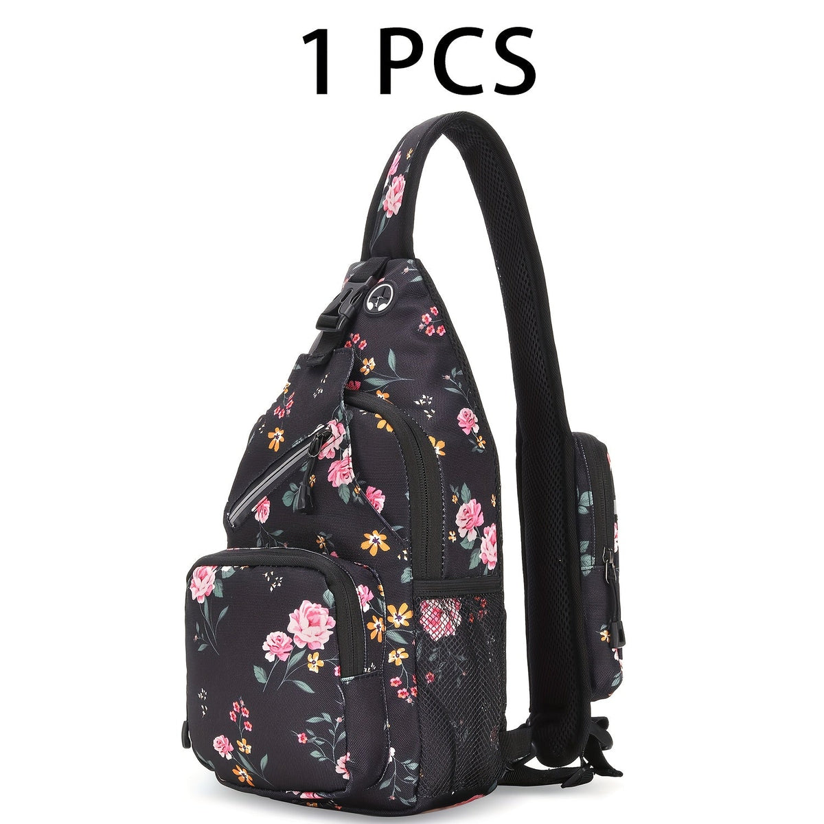 Crossbody Bag for Women & Men, Large Capacity Single Shoulder Bag with Zipper, Lightweight Multi-Pocket Design, Casual Sling Bag for Travel, Hiking, Work & Daily Use – Multiple Colors Available