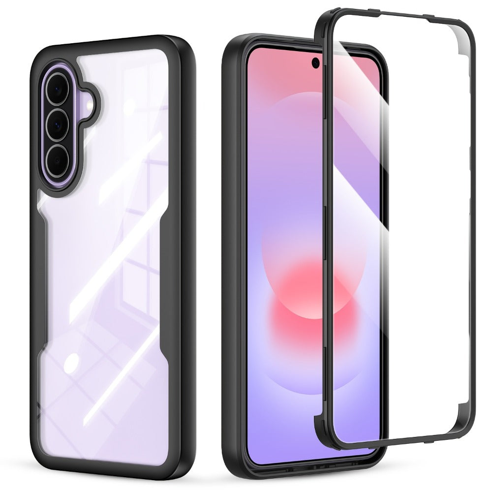 Samsung Galaxy A-Series Rugged Case with Built-In Screen Protector – Full Body Shockproof Phone Cover for Galaxy A15 A16 A17 A36 A37 A56 A57 5G | Heavy Duty Drop Protection