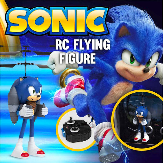 Sonic the Hedgehog 2.5CH IR Jetpack Flying Figure Helicopter Toy