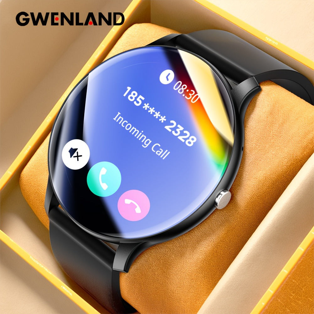 IP68 Waterproof Fitness Tracker Smartwatch, SIM-Free Wireless Calling, Music Control, Step Counter Pedometer & Distance Meter, 100+ Sport Modes, Heart Rate SpO2 Sleep Tracker, Rechargeable Battery – Android & iPhone Compatible