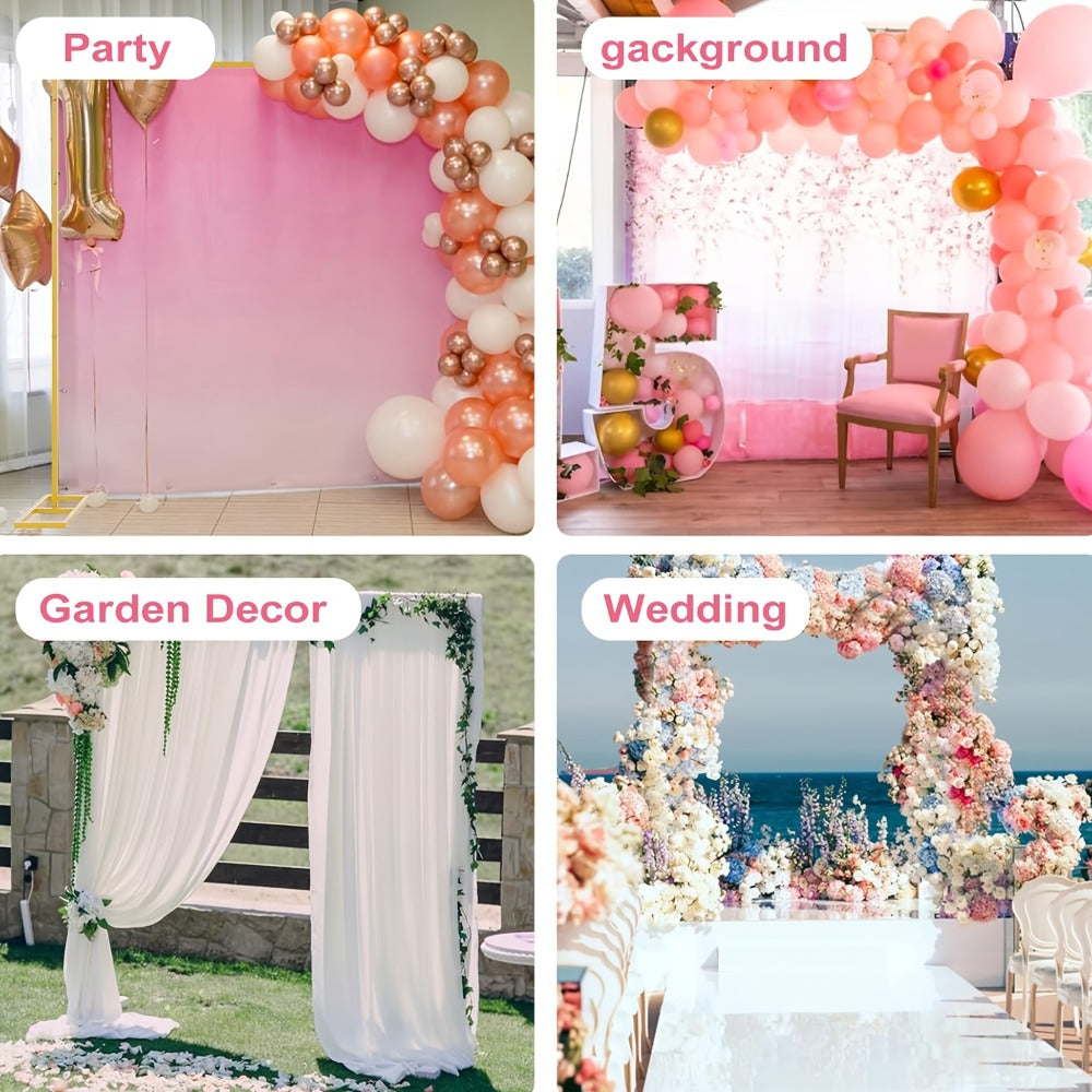 Premium Square Backdrop Support Stand | Flexible Portable Rectangular Metal Frame for Wedding Ceremony, Birthday Party, Photo Booth Background, Garden Arch & Event Decoration