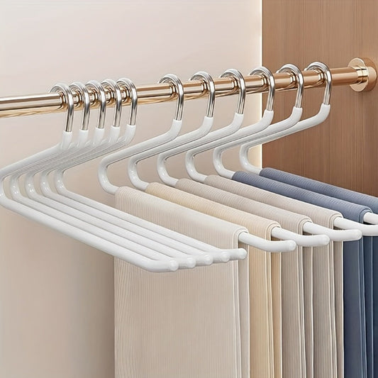 Pants Hangers with Non-Slip Metal Open-End Design for Jeans and Trousers
