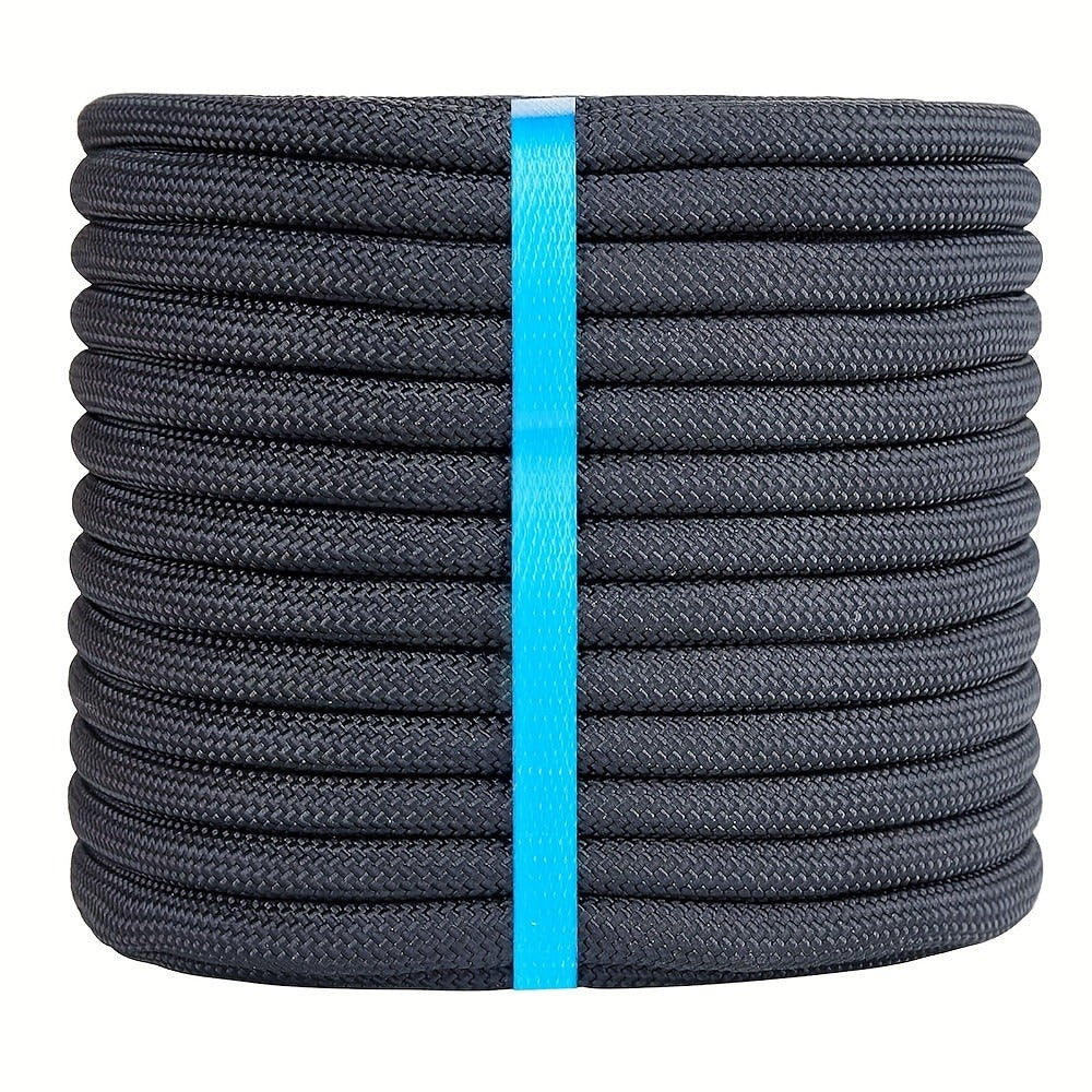 Double Braided Nylon Rope 1/2 Inch Heavy Duty Polyester – 100ft 150ft 200ft Multi-Color for Anchoring Towing Cargo Sailing Dock Lines & Outdoor Use