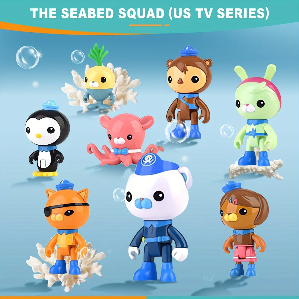 Octonauts Octopod Castle Adventure Playset – 8 Action Figures Glow Stickers Light Sound Effects, Interactive Ocean Toy Gift for Boys Girls Kids Ages 3+ Birthday Christmas