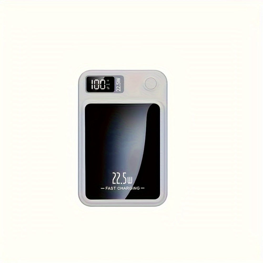 Magnetic Power Bank 10000mAh MagSafe Compatible Wireless Portable Charger PD20W 22.5W Fast Charging LED Digital Display USB-C iPhone 15 14 13 12 Android 4 Colors