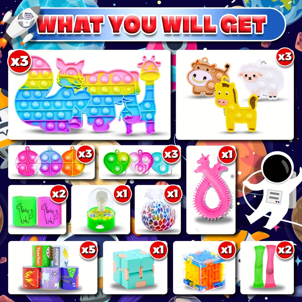 Bulk Party Favor Toys, 600-Piece Mixed Novelty & Fidget Assortment