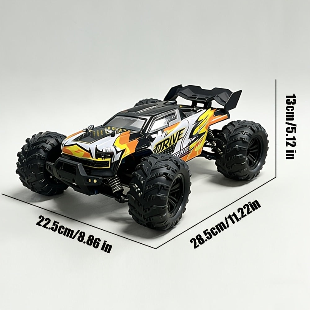 4WD RC Off-Road Car with Brushed or Brushless Dual-Battery Options