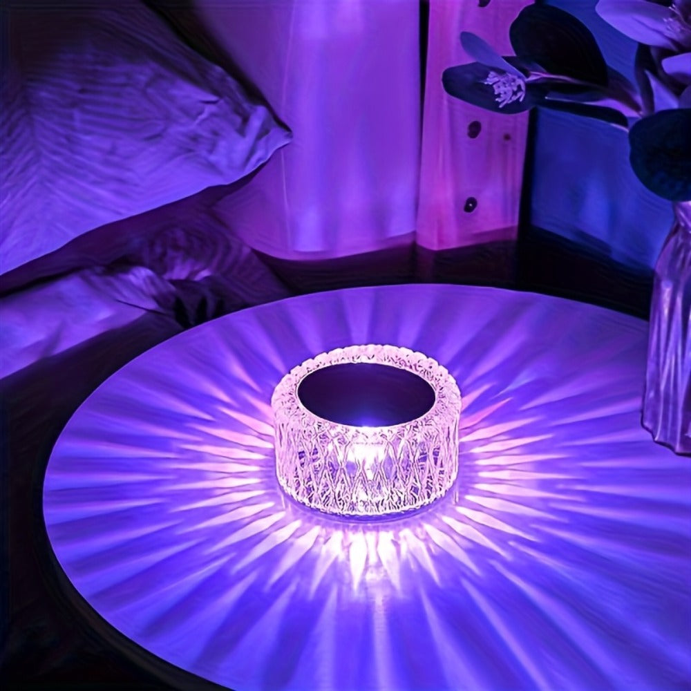 Touch Night Light 16 Color Rechargeable LED – 3-Level Brightness Portable Bedside Lamp with USB Charging for Bedroom, Restaurant, Camping & Home Decor
