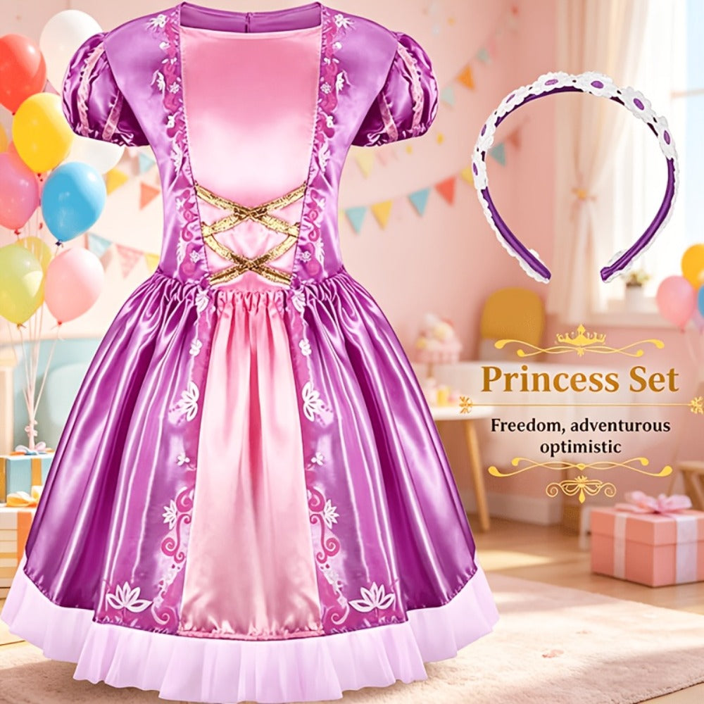 Princess Dress-Up Costume Set with Role-Play Outfits and Accessories
