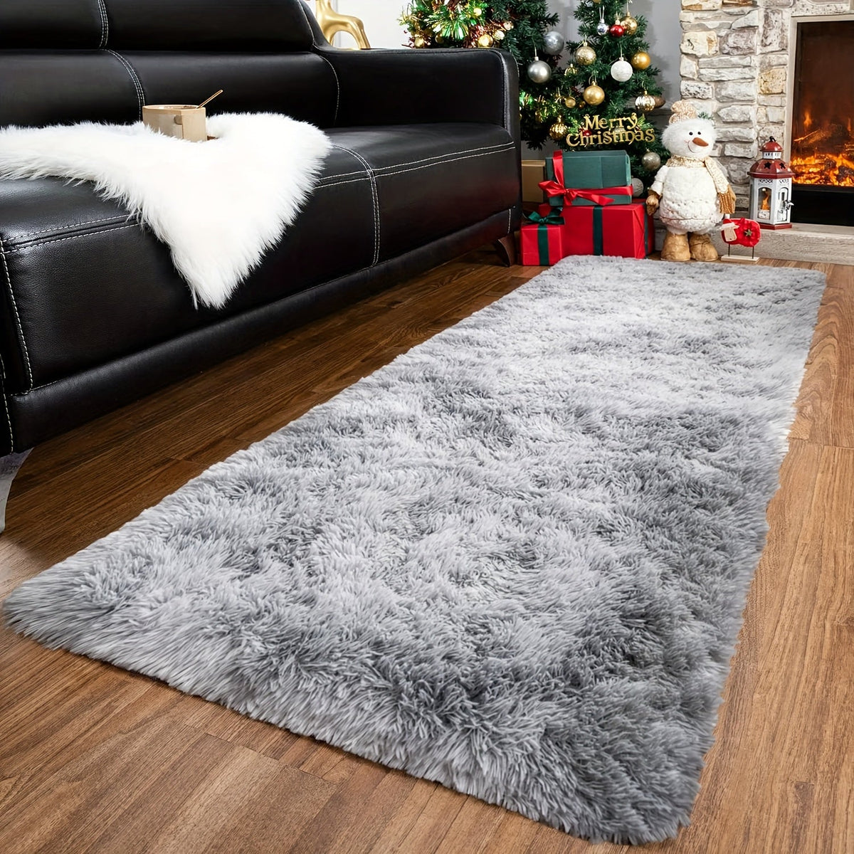 Tie-Dye Shaggy Fluffy Area Rug Non-Slip Machine Washable – Soft Plush Fuzzy Carpet for Bedroom, Living Room, Hallway & Dorm – 6 Colors, 4 Sizes: 2x6, 3x5, 6x9, 8x10 Ft
