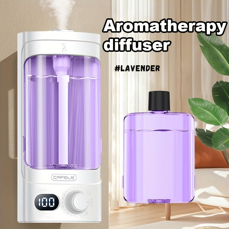 300ml Essential Oil Diffuser 100-Level Mist Control USB Rechargeable – Ultrasonic Soundwave, Auto Shut-Off, Whisper-Quiet Aromatherapy Diffuser for Home Office Bedroom Pet Room, Bundle with Essential Oils