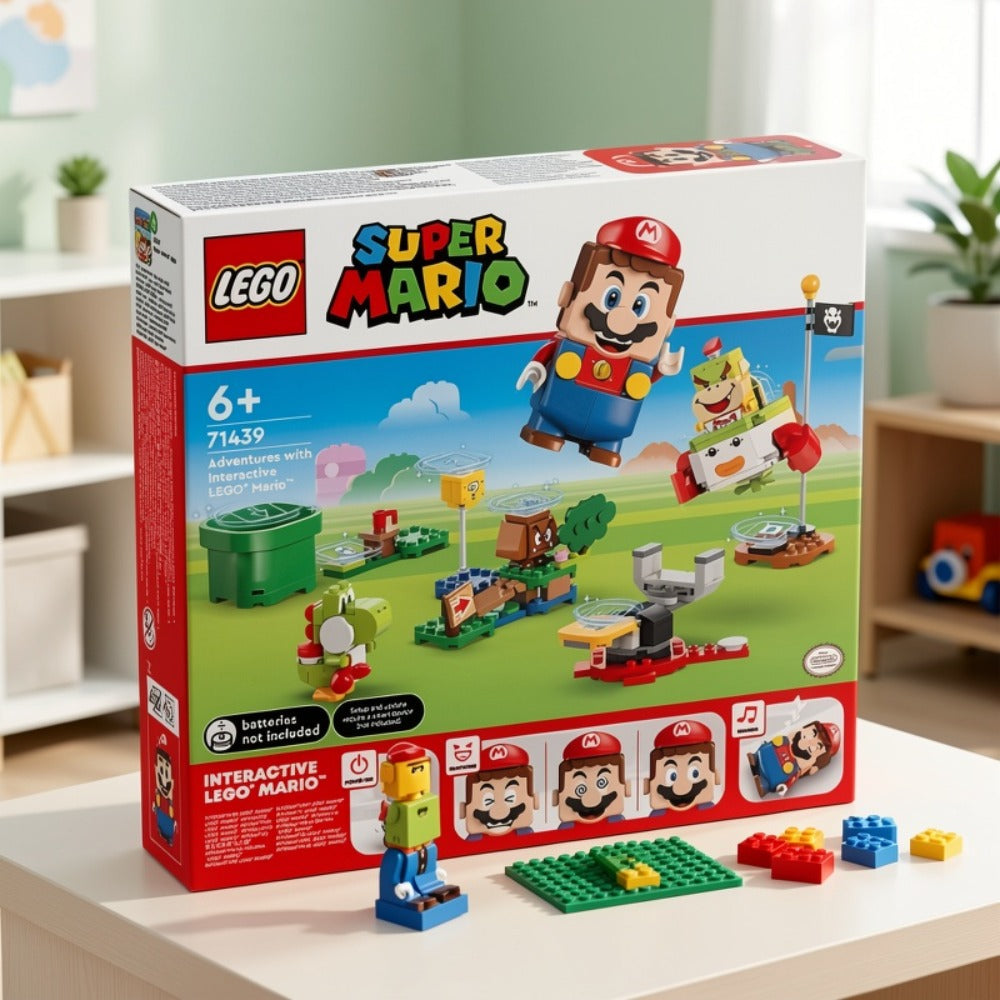 LEGO Super Mario 71439 Adventures with Interactive LEGO Mario Starter Course, 218 Pcs
