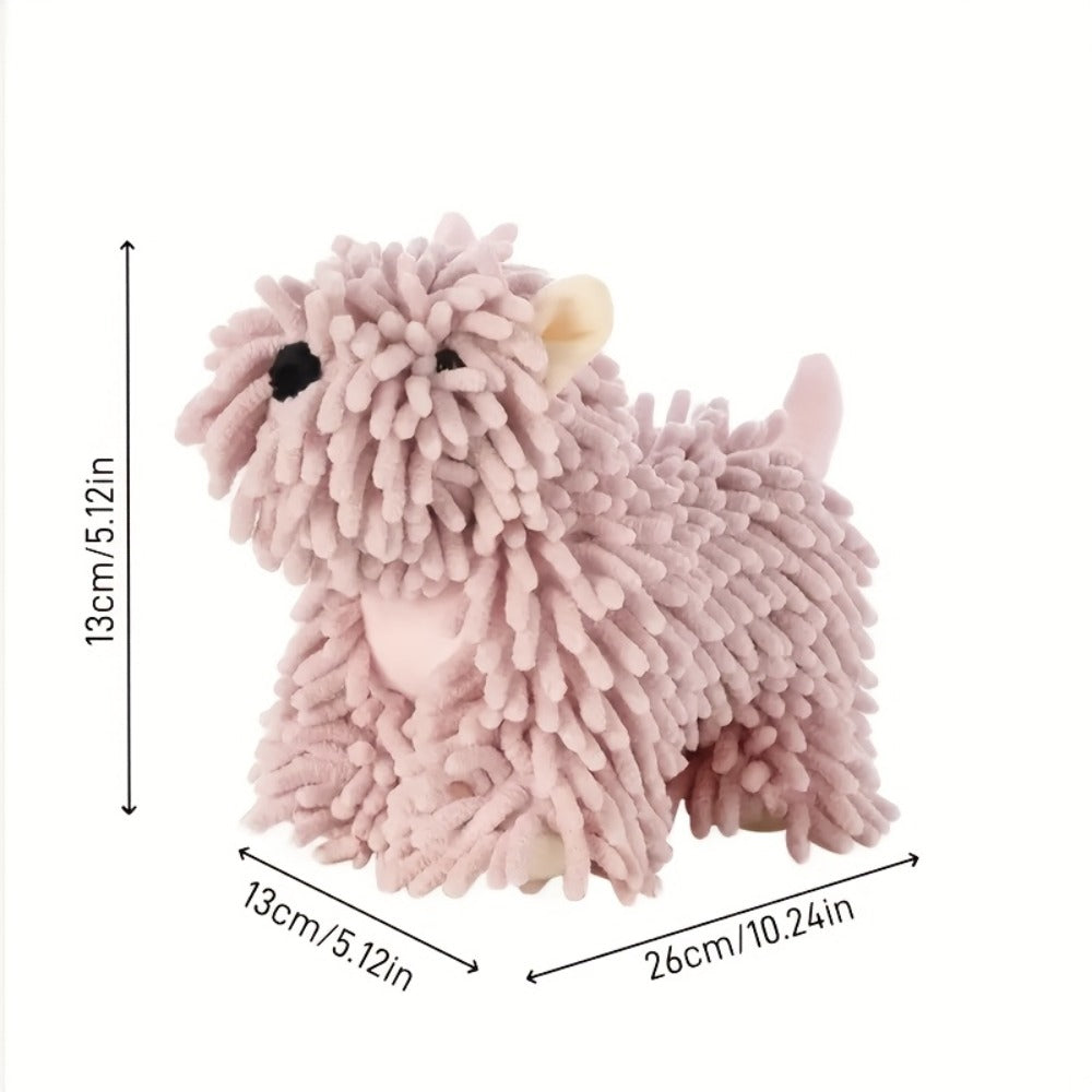Cute Puppy Hand Towel Wall-Hanging Kitchen Bathroom Towel – Soft Absorbent Cartoon Dog Decorative Cloth 150g/㎡