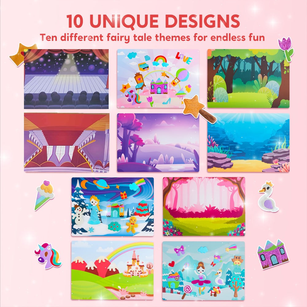 Unicorn Foil Art Craft Kit with Colorful Sheets for Creative Projects