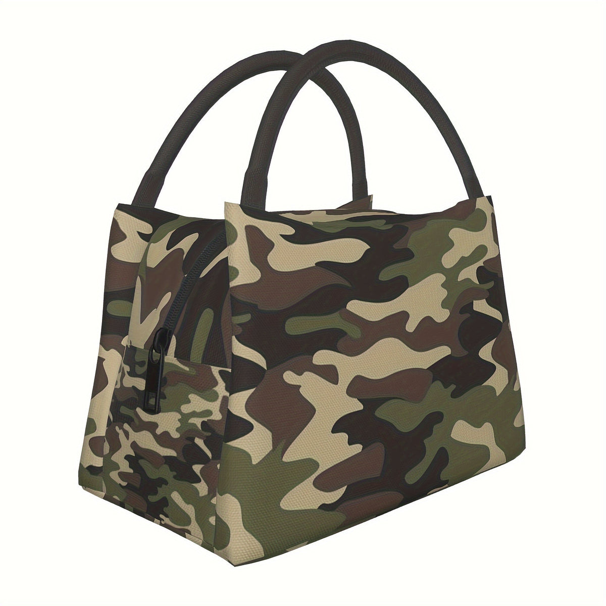 Insulated Lunch Bag Reusable Polyester Tote 11x6.5x7 In – Leakproof Thermal Cooler Bag for Work, Office, School, Camping, Picnic & Beach, Lightweight & Durable Everyday Lunch Carrier for Men & Women